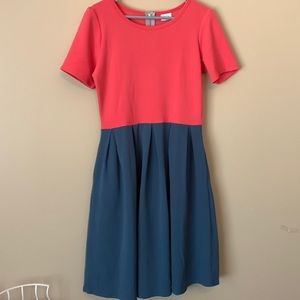 LuLaRoe size Large Amelia A-Line dress